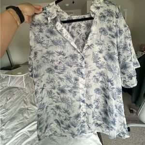 Abercrombie Sheer Shirt/Cover Up